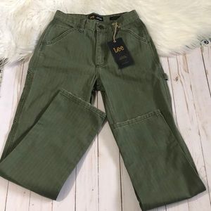 Lee Hi Rise Dungaree Ankle pants size 24